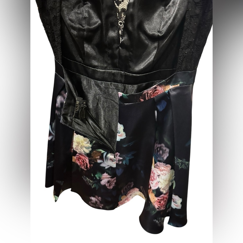 Terani Couture Elegant Black mini Dress size 12 - Picture 8 of 14